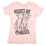 Kisses-Not-Hisses-Womens-Classic-Fit-Athletic-Pink